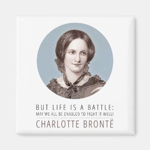 Aimant Charlotte Bronte Portrait et citation