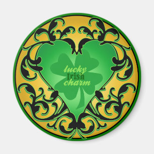 Aimant Charme chanceux du coeur de St Patrick
