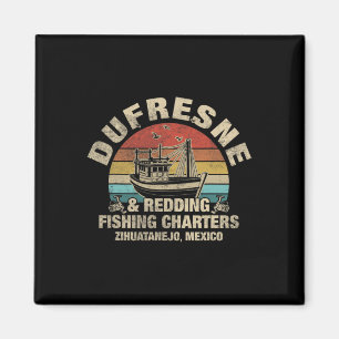 Aimant Chartes De Pêche vintages Dufresne Et Redding