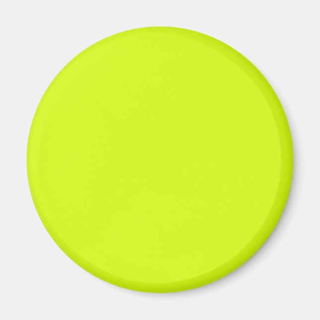 Aimant Chartreuse Jaune (couleur unie) (Devant)