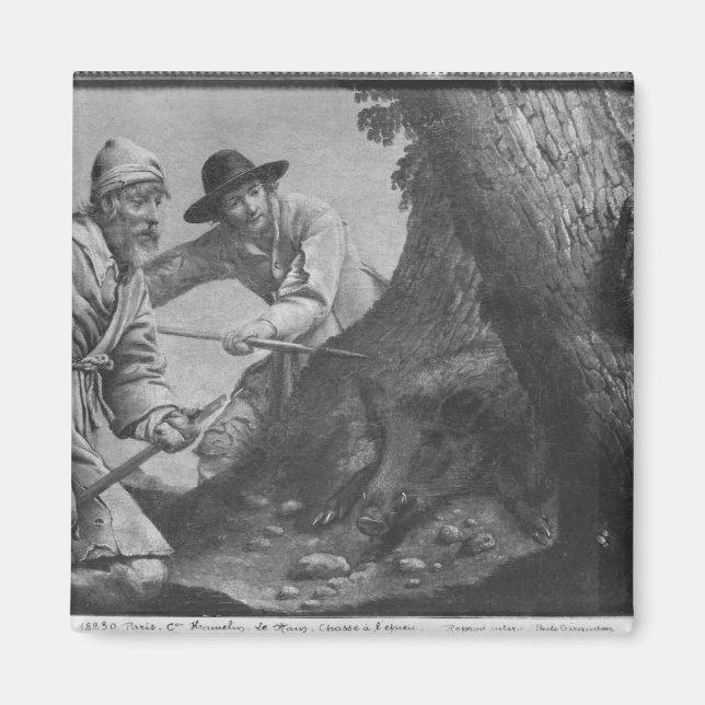 Aimant Chasse au sanglier (Devant)