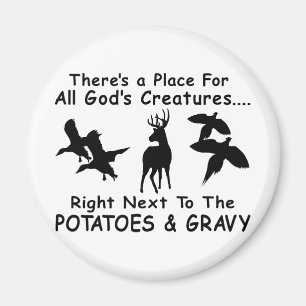 AIMANT CHASSE DE CERFS COMMUNS, DE CANARD ET DE FAISAN