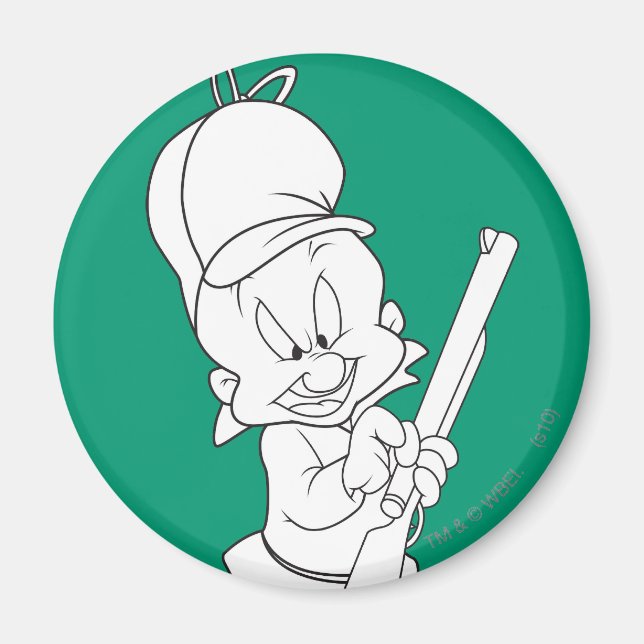 Aimant Chasse ELMER FUDD™ (Devant)