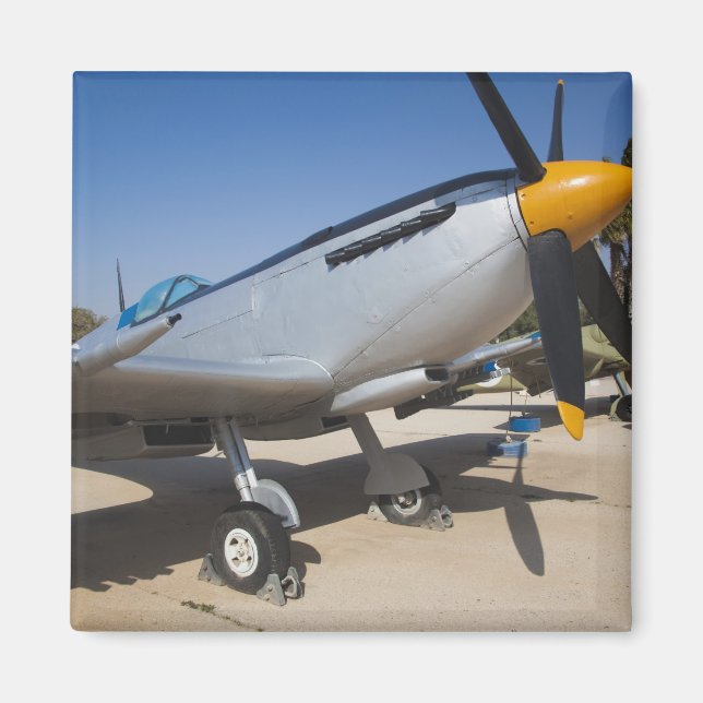 Aimant chasseur Spitfire construit en Angleterre (Devant)