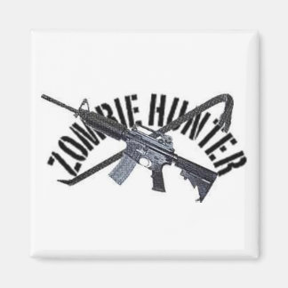 Aimant chasseur zombie