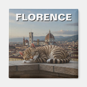 Aimant Chat à Florence Italie Duomo Voyage