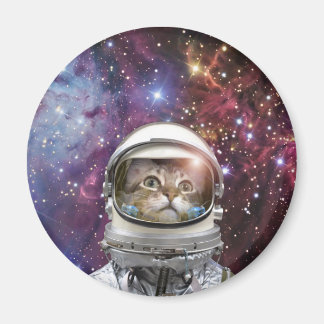 Aimant Chat Cosmonaut