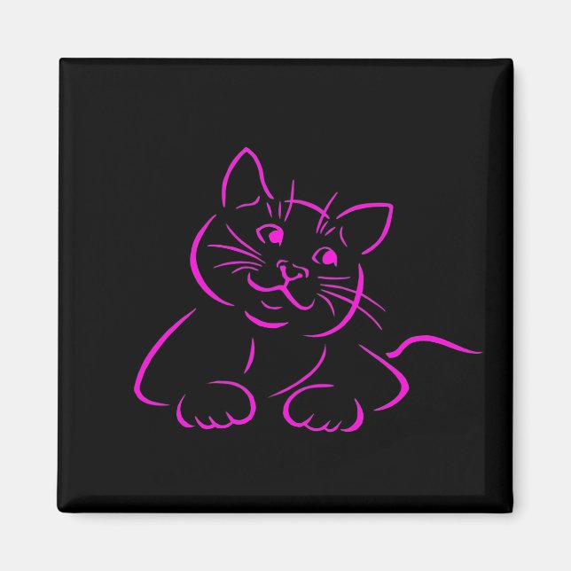 Aimant Chat de Cute (Devant)