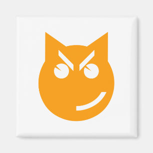 Aimant Chat Emoji au sourire
