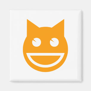 Aimant Chat Emoji souriant