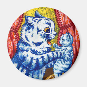 Aimant Chat et ses chatons