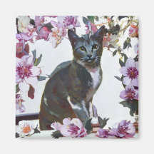 Chat floral