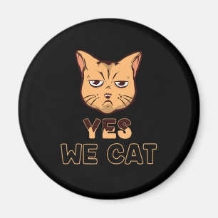 Aimant Chat Grumpy Funny Feline Animaux Kitten Propriétai