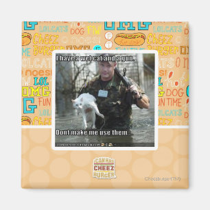 Aimant Chat humide et pistolet