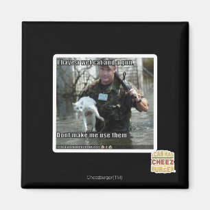 Aimant Chat humide et pistolet