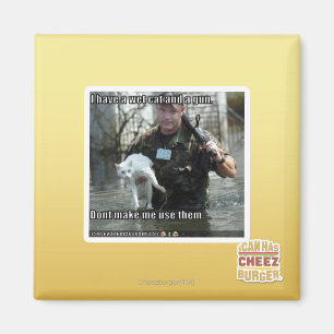 Aimant Chat humide et pistolet