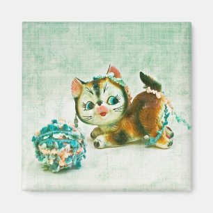 Aimant Chat Kitty vintage