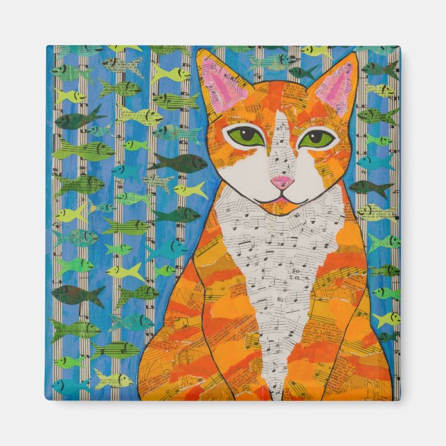 Aimant Chat Marmalade (Devant)