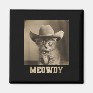 Aimant Chat Meowdy vintage