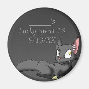 Aimant Chat noir 1 de reptile