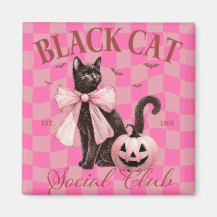 Aimant Chat noir mignon Halloween