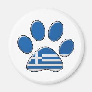 Aimant Chat patriotique grec