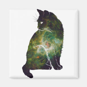 Aimant Chat spatial