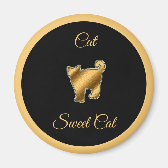 Aimant Chat sucré (Devant)