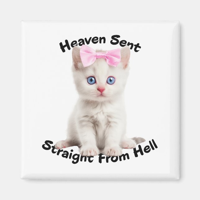 Aimant Chat Whimsical (Devant)
