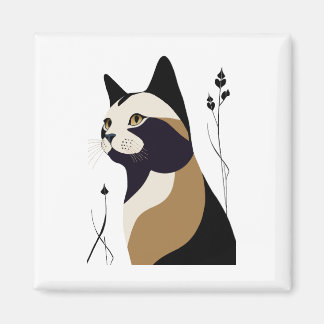 Aimant Chat Whimsical