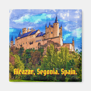 Aimant Château Alcazar, Ségovie, Espagne.
