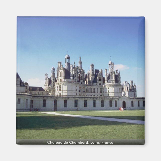 Aimant Château de Chambord, Loire, France (Devant)