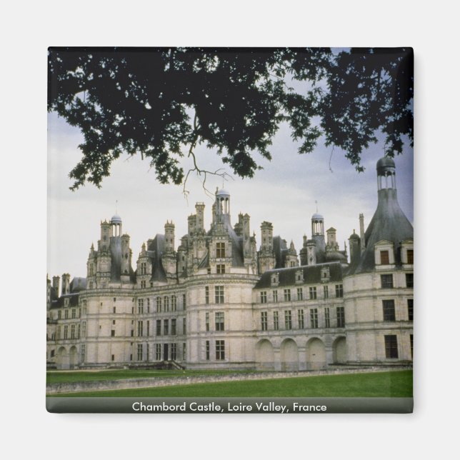 Aimant Château de Chambord, Vallée de la Loire, France (Devant)