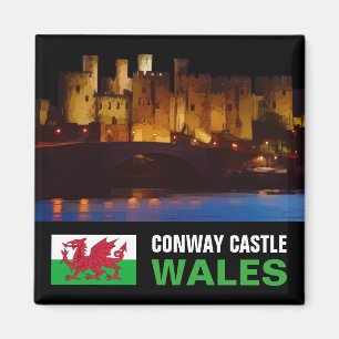 AIMANT CHÂTEAU DE CONWAY, WALES