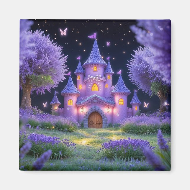 Aimant Château de Fairy de la Lavande Cachée Grove (Devant)
