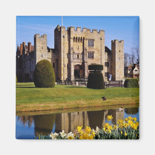 Aimant Château de Hever, fleurs de Kent