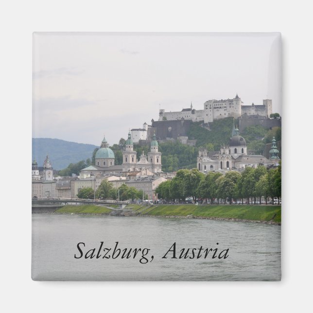 Aimant Château de Hohensalzburg, Salzbourg, Autriche (Devant)