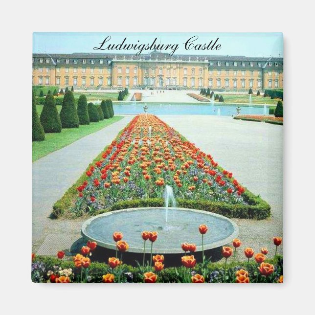 Aimant Château de Ludwigsburg Allemagne (Devant)