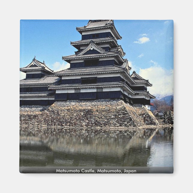 Aimant Château de Matsumoto, Matsumoto, Japon (Devant)