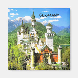AIMANT CHÂTEAU DE NEUSCHWANSTEIN, ALLEMAGNE