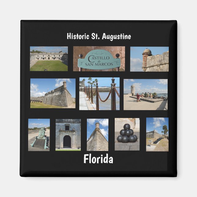 Aimant Château de San Marcos St. Augustine, Fl. (Devant)