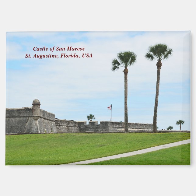 Aimant Château de San Marcos St. Augustine, Floride (Recto)