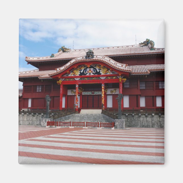 Aimant Château de Shuri à Okinawa, Japon (Devant)