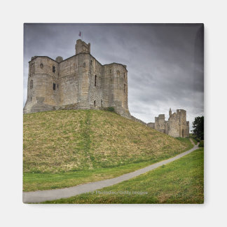 Aimant Château de Warkworth en Northumberland, Angleterre
