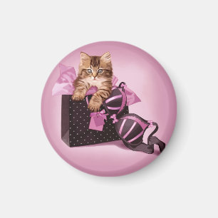 Aimant Chaton de lingerie