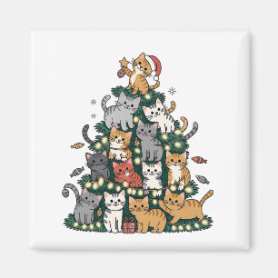 Aimant Chaton drôle Arbre de Noël Chat Animal Familier Am
