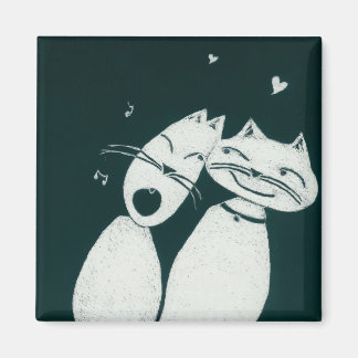 Aimant chats d'amour