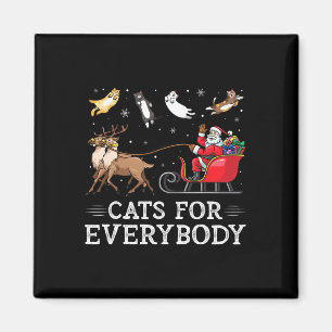 Aimant Chats Pour Tous Noël Chat Fun Xmas Femmes Sa