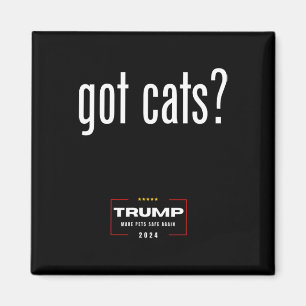 Aimant Chats qui mangent les chats des chiens - Trump ren