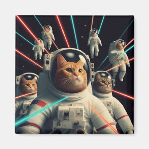 Aimant Chats spatiaux
